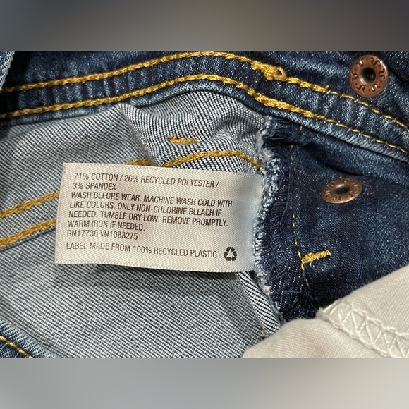 Cat & Jack Blue Denim Overalls - Picture 7 of 9